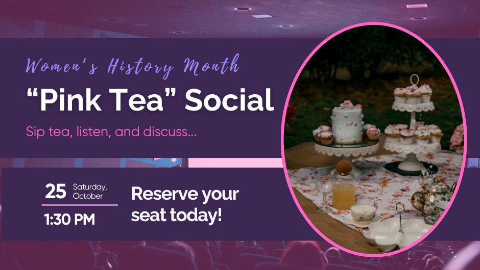 Pin Tea Event PEI Pink Tea: Equity in Leadership Event
