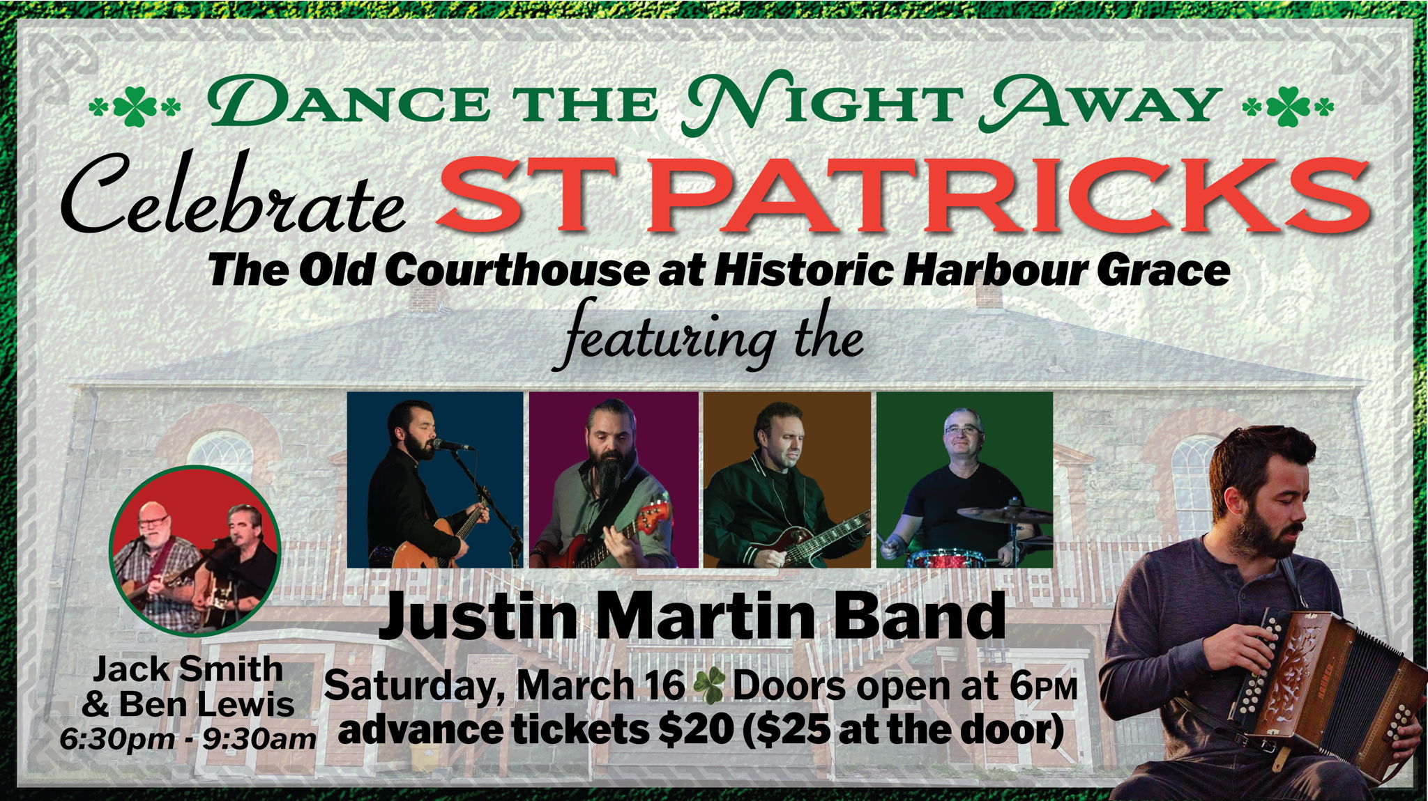 St Patrick's Dance Old Courthouse Harbour Grace